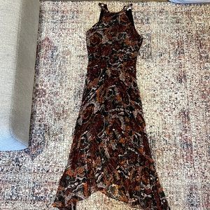 Dry clean, 97% silk, great condition